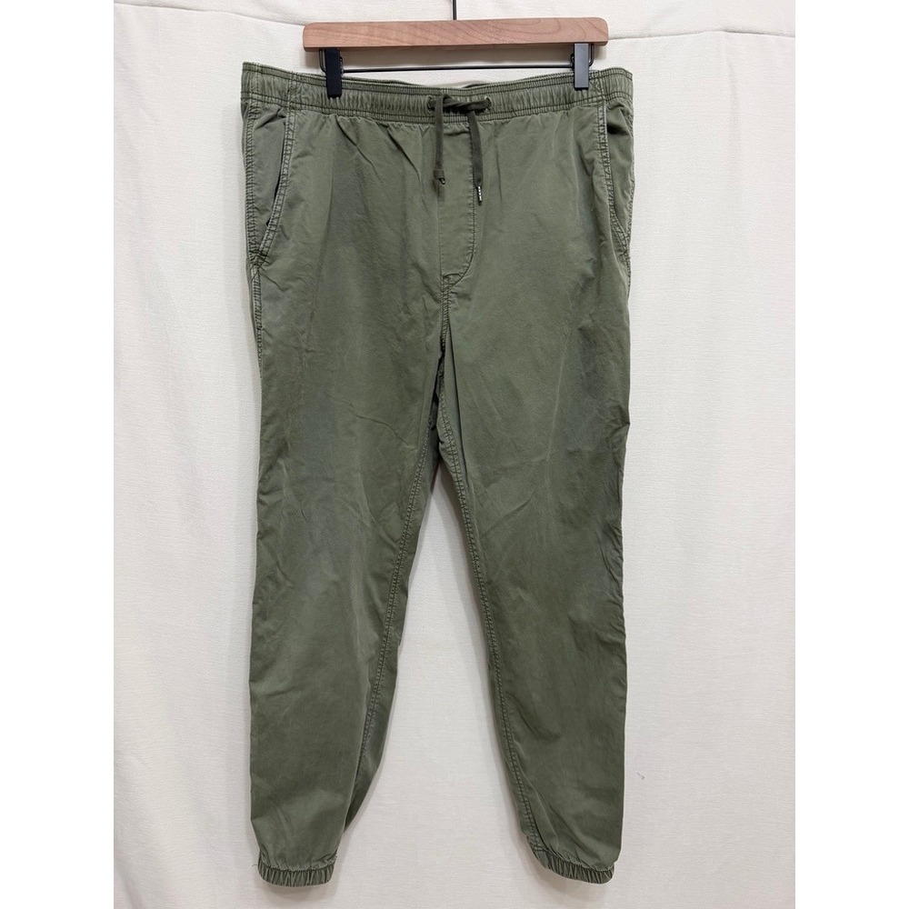 American Eagle Men's Olive Green Flex Jogger Pants Large Tall